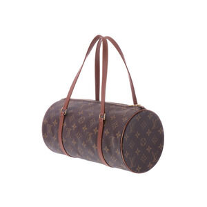 Louis Vuitton Papillon L Monogram pouch Brown Leather Bag